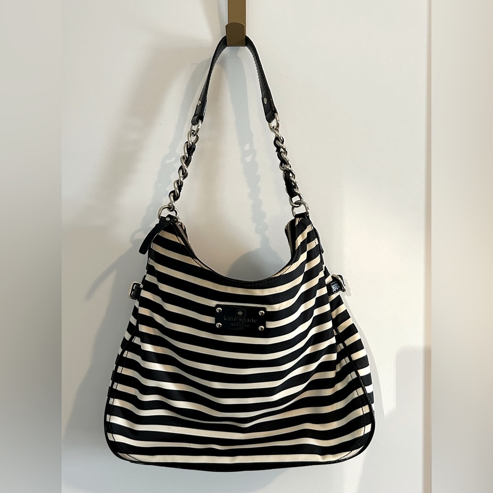 Kate Spade Striped Shoulder Bag